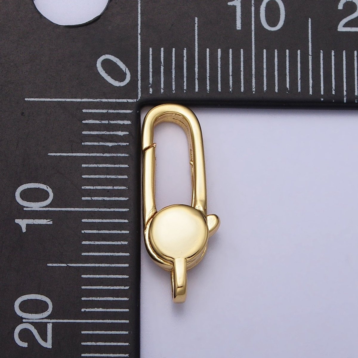 Gold Lobster Clasp 18.3mm x 6.6mm Jewelry Making Supplies Chain Findings Z-149 Z-150