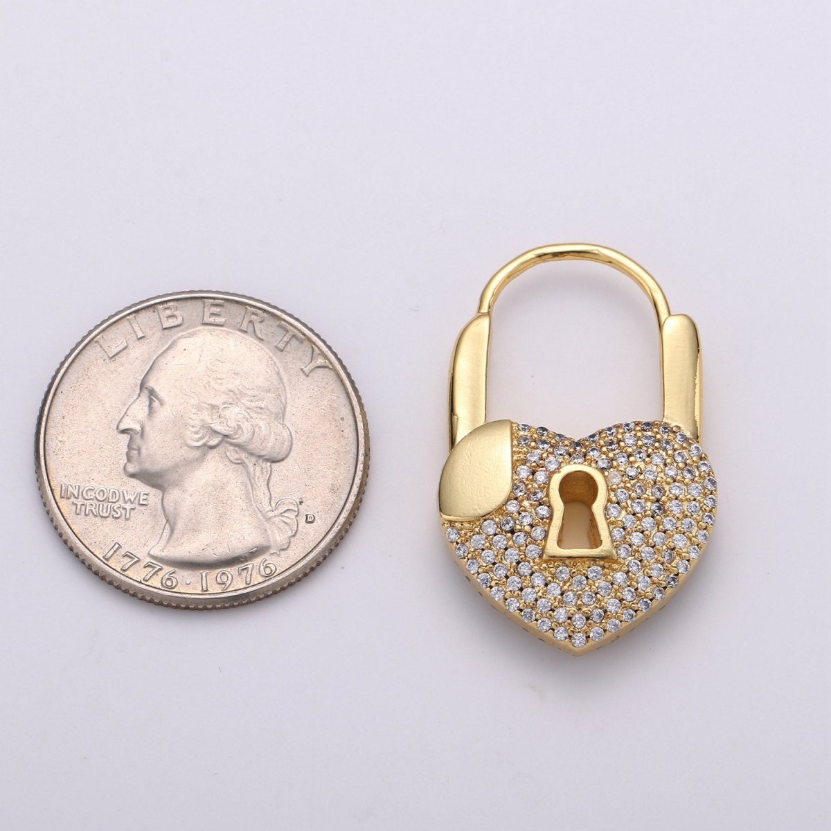 Gold lock hoops, padlock earrings, gold huggies, padlock hoops, gold earrings, Cz gold, pave earrings, cz huggies Micro Pave Lock,  K-901