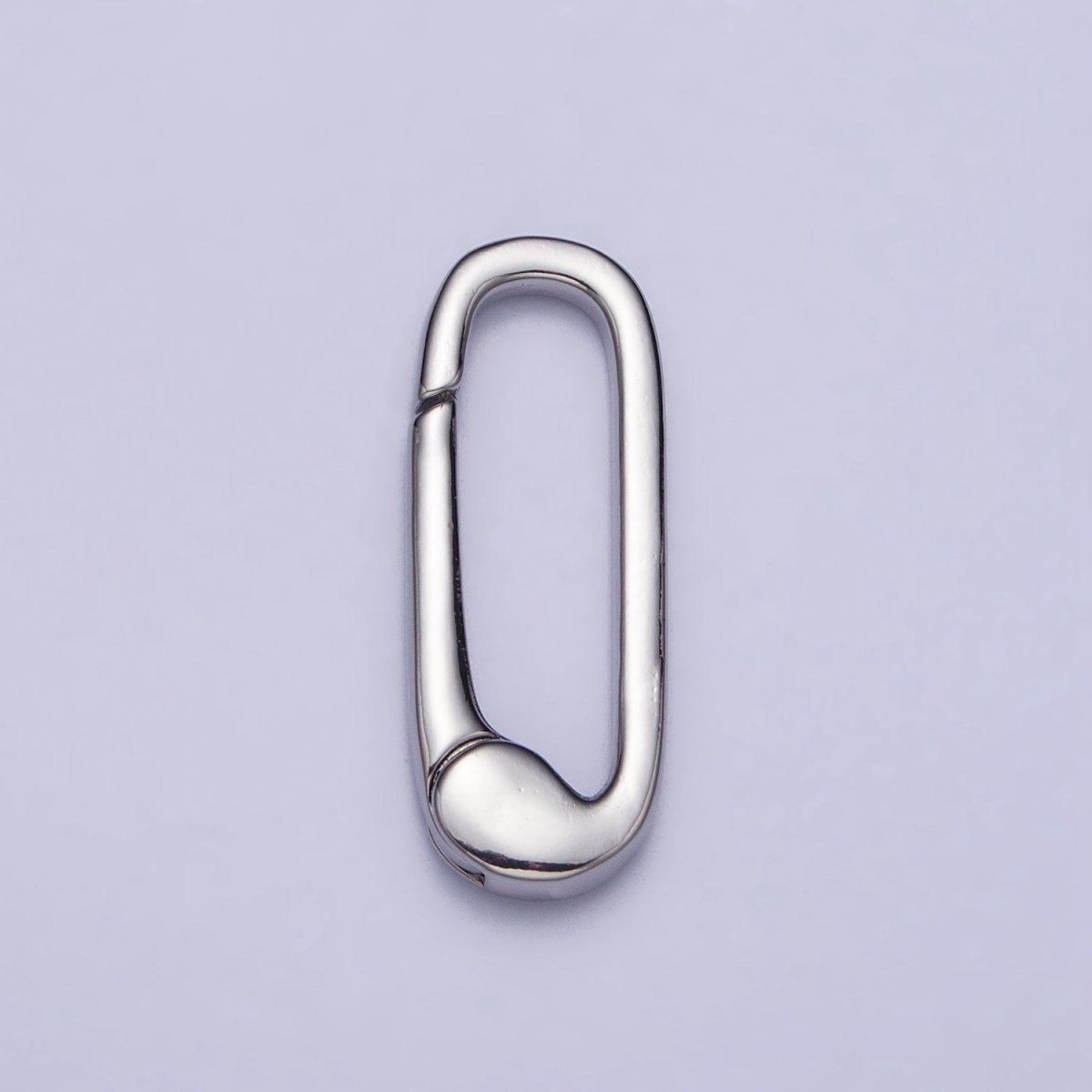 Gold Oval Push Spring Gate Ring Supply Enhancer Clasp for Charm Holder | Z-038 Z-347