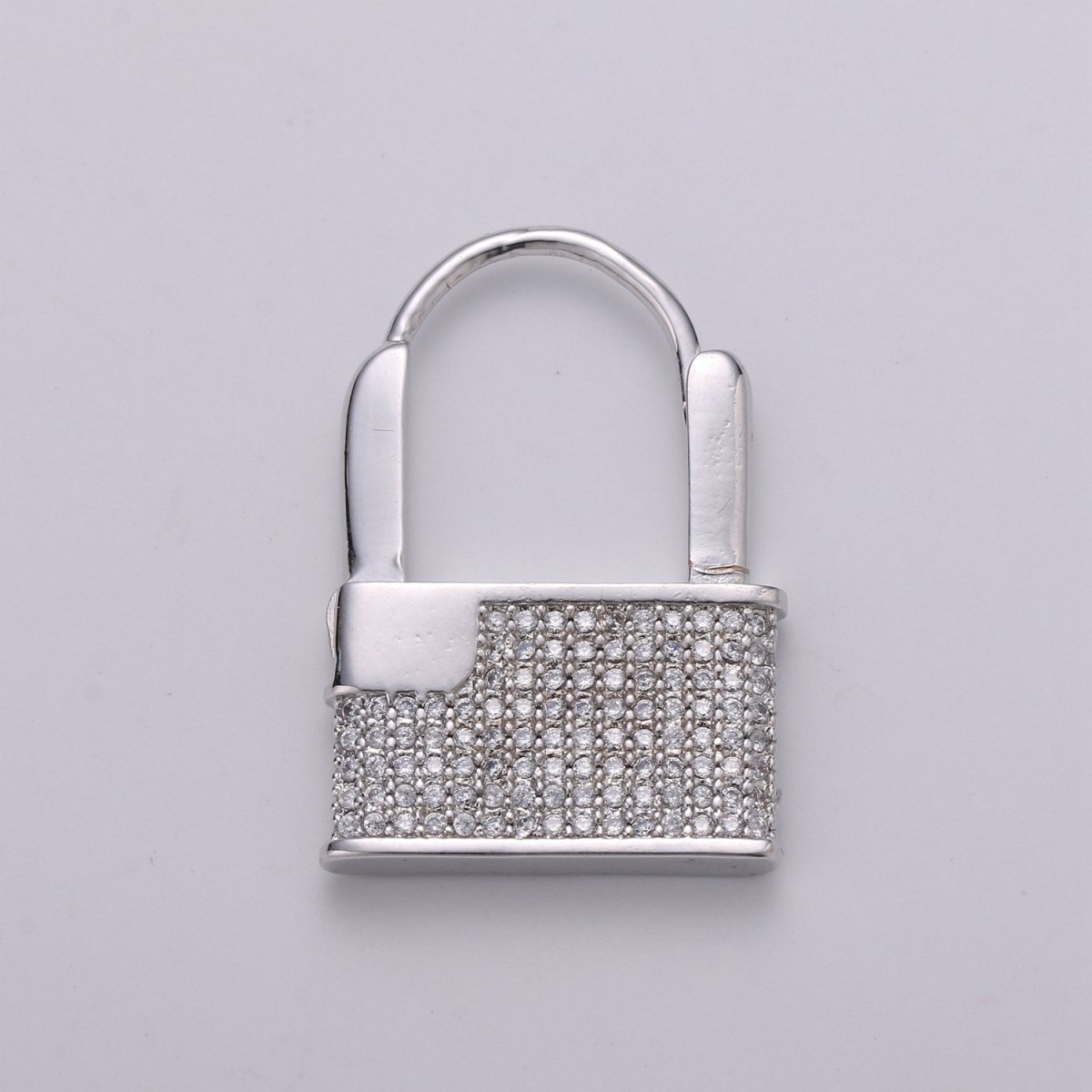 Gold Padlock Hoop Earrings CZ Padlock Earrings Lock Pendant Earring Lock Gold Earring Huggie Earring Lock Hoop Earring Lovers Lock Hoop K-870 K-871