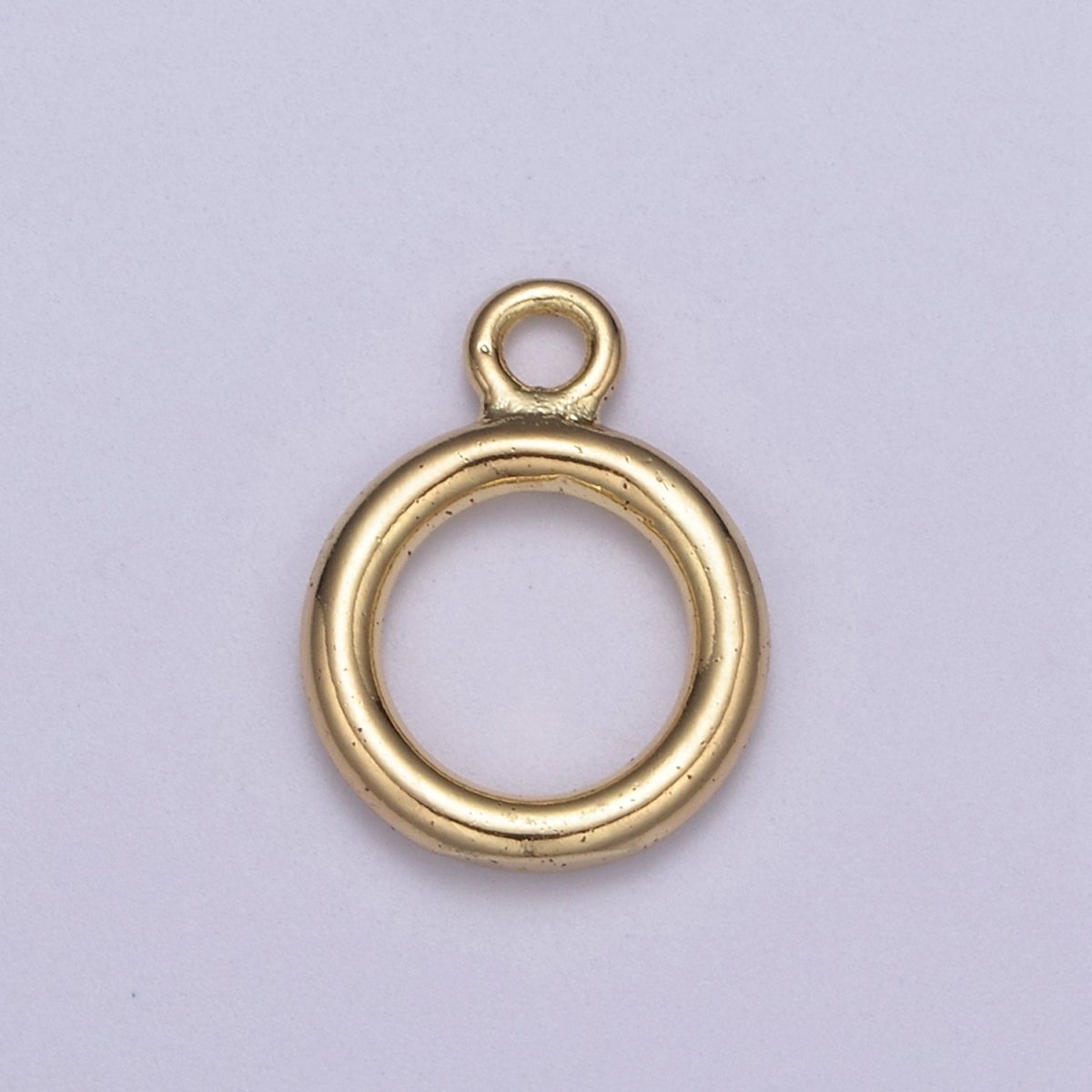 OS Gold Pendant Enhancer Bail Clasp Charm Holder Clasp, Charm Enhancer N-627