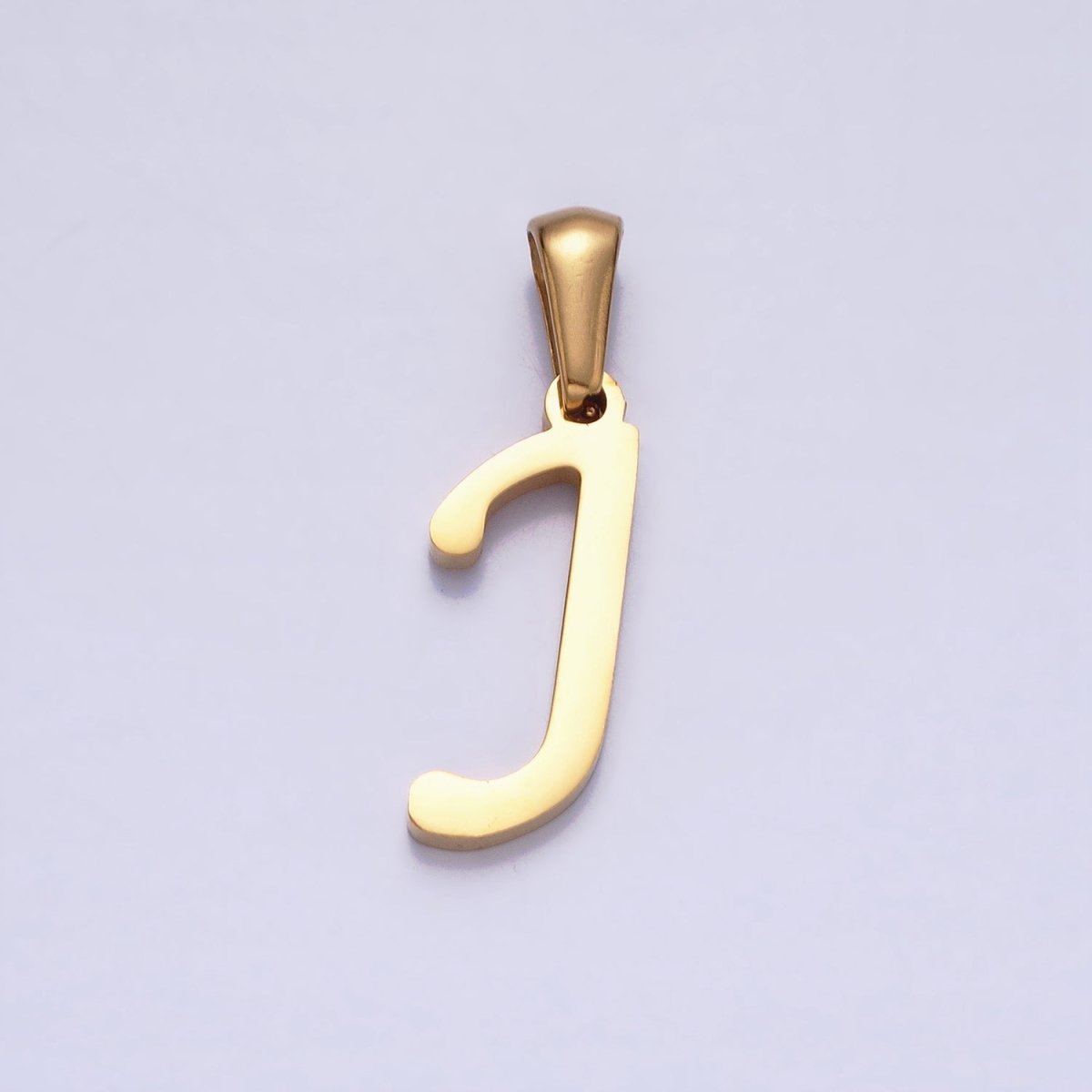 Gold Plated Stainless Steel Letter Charms, initial alphabet pendant DIY jewelry letter charms for personalized jewelry making A-A1900-A-A1912