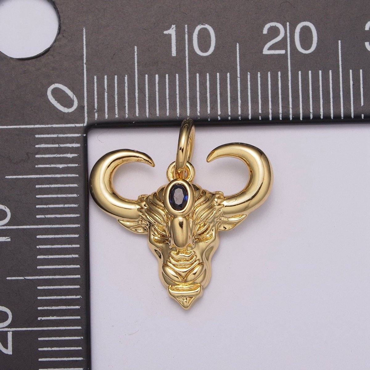 Gold Ram Head Pendant, Ram Men Pendant, Silver Ram Pendant, Aries Silver Pendant Animal Men Charm Necklace M-868 M-869