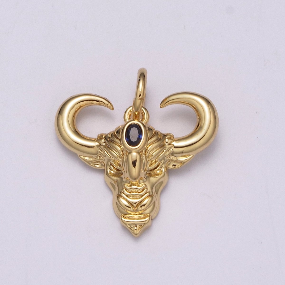 Gold Ram Head Pendant, Ram Men Pendant, Silver Ram Pendant, Aries Silver Pendant Animal Men Charm Necklace M-868 M-869