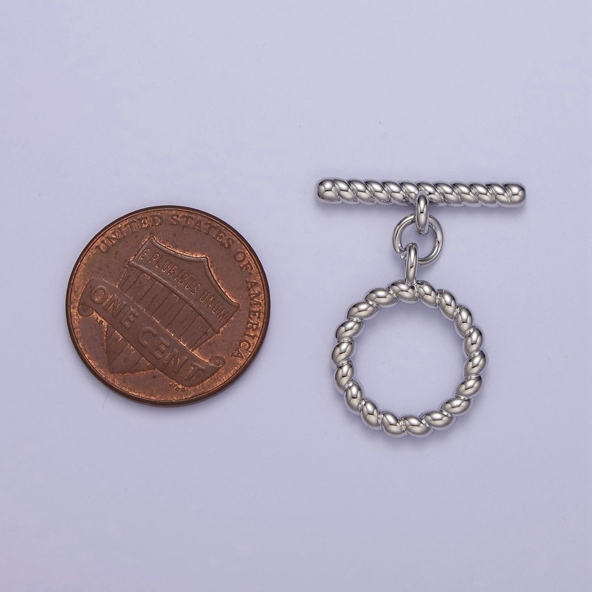 Gold Round Toggle Clasp, Bracelet Necklace Jewelry Clasps, 24K Gold Filled OT Clasp L-713 L-714 L-823