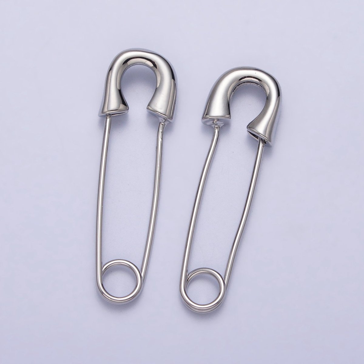 Gold Safety Pin Earrings Silver Safety Pin Earrings Modern Geometric Earrings Minimalist Look | AC115