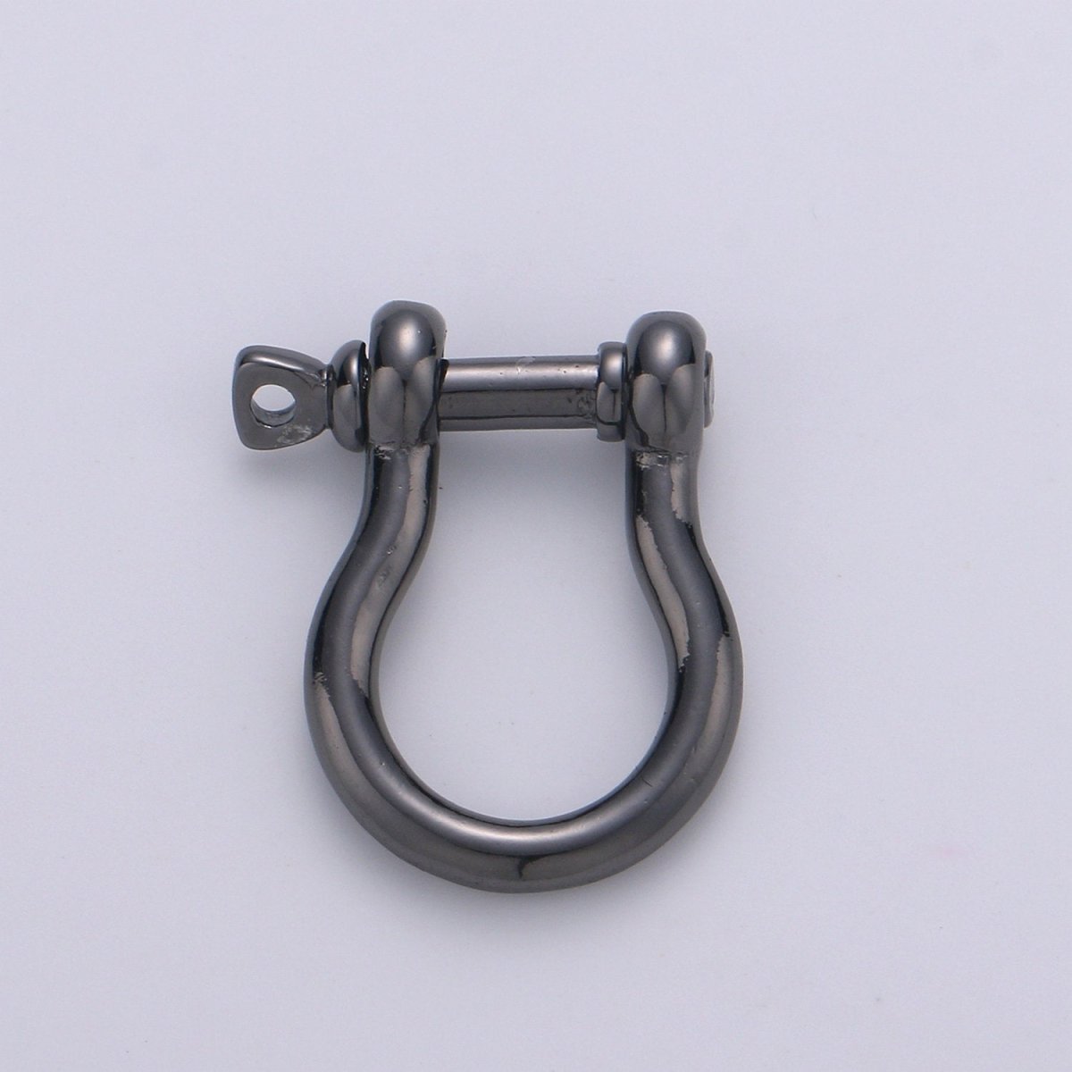 Gold Screw clasp lock, Anchor Shackle, Gold, Silver, Rosegold Black Nautical Bracelet Clasps, Anchor Necklace, Sailor Bracelet Clasp Supply K-931 - K-934