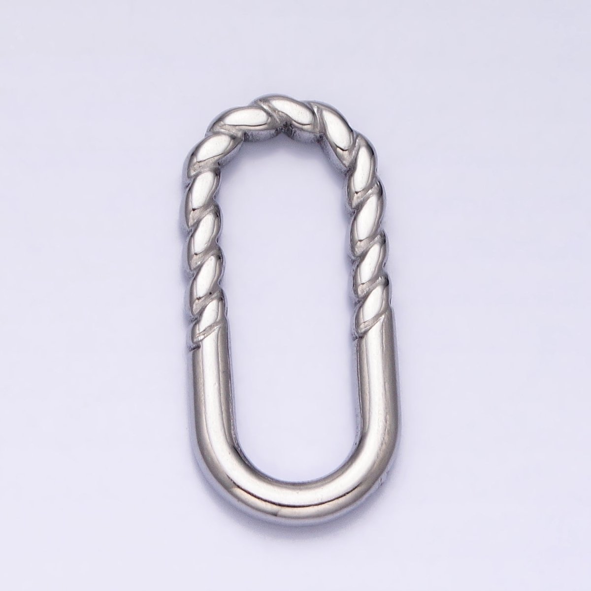 Gold, Silver 21mm Half Twisted Oblong Link Supply | Z-290 Z-291