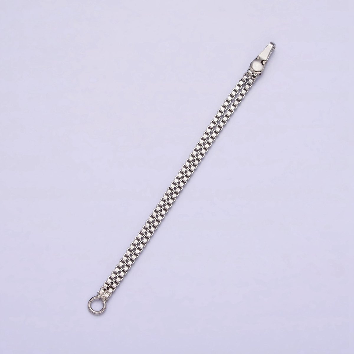 Gold, Silver 5mm Double Box Chain Open Loop Linear Earring Drop Jewelry Making Supply | Z-933 Z-934