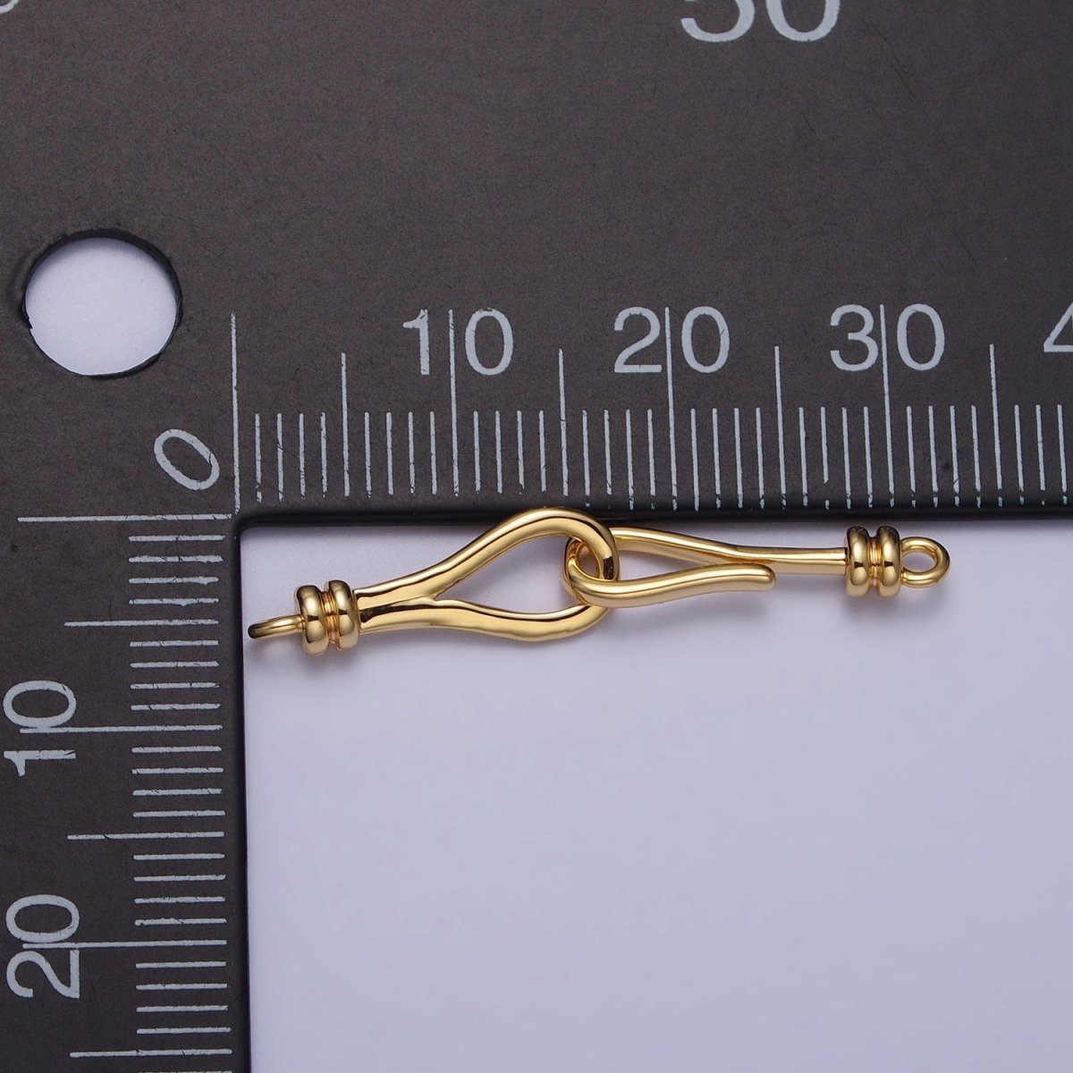 Gold, Silver Clasps With Hook for Jewelry End Clasp Closure Supply for Jewelry Making Z-057 Z-058