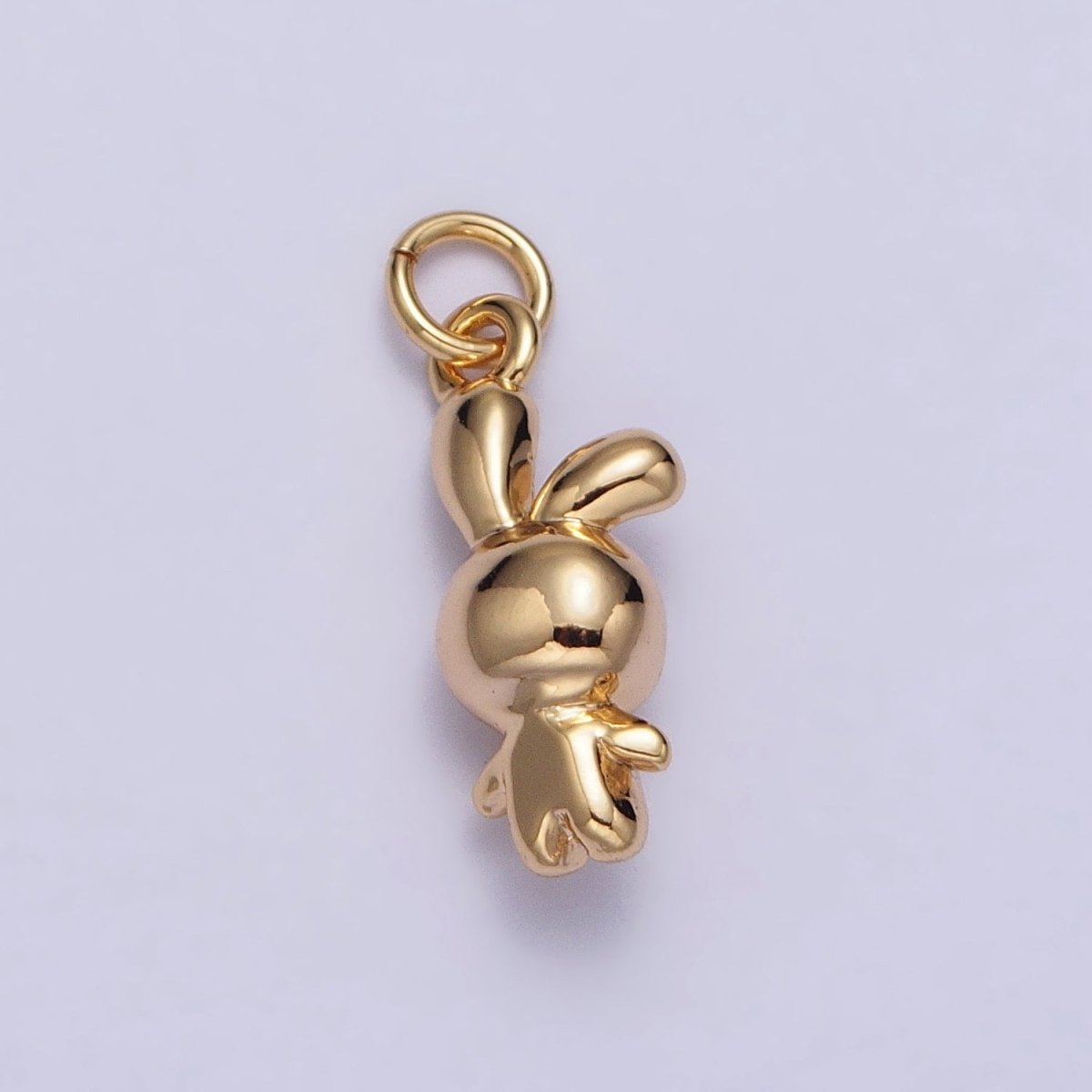 Gold, Silver Little Bunny Rabbit 16.5mm Add-On Animal Charm | AC-185 AC-446