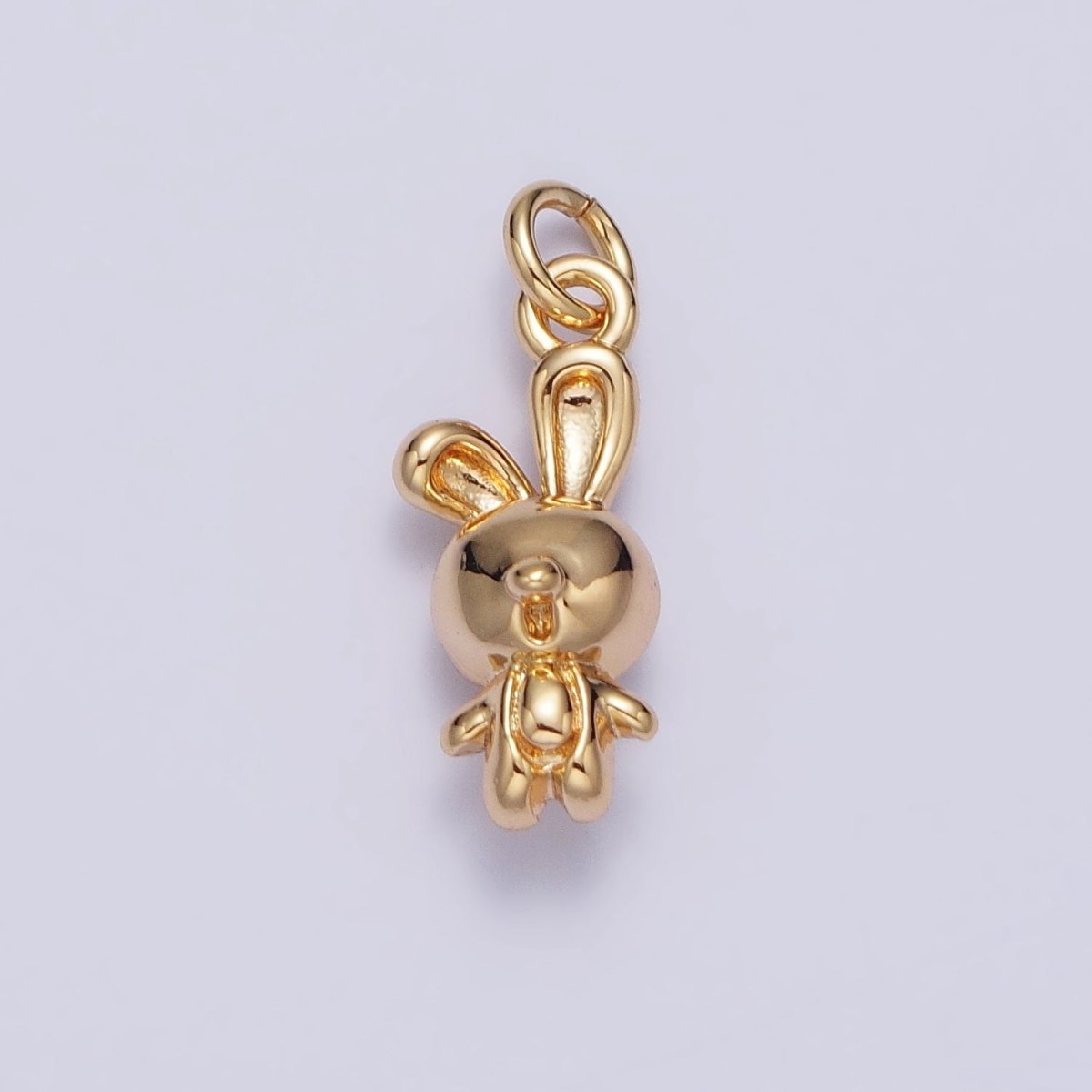 Gold, Silver Little Bunny Rabbit 16.5mm Add-On Animal Charm | AC-185 AC-446
