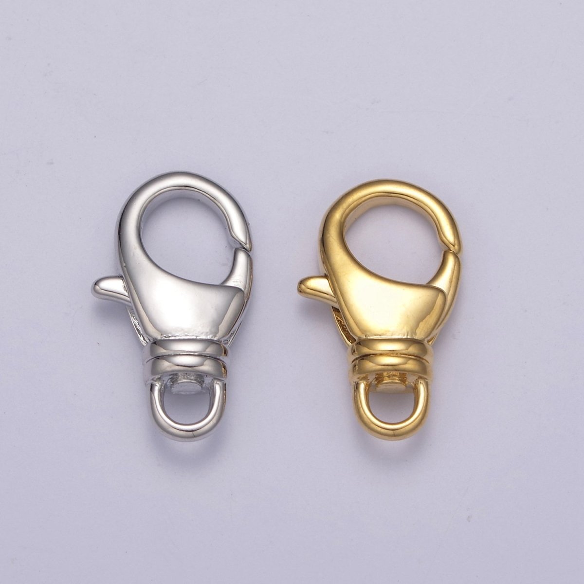 Gold / Silver Lobster Clasps - 24K Gold Filled Clasp for Jewelry Making Findings L-584 L-585