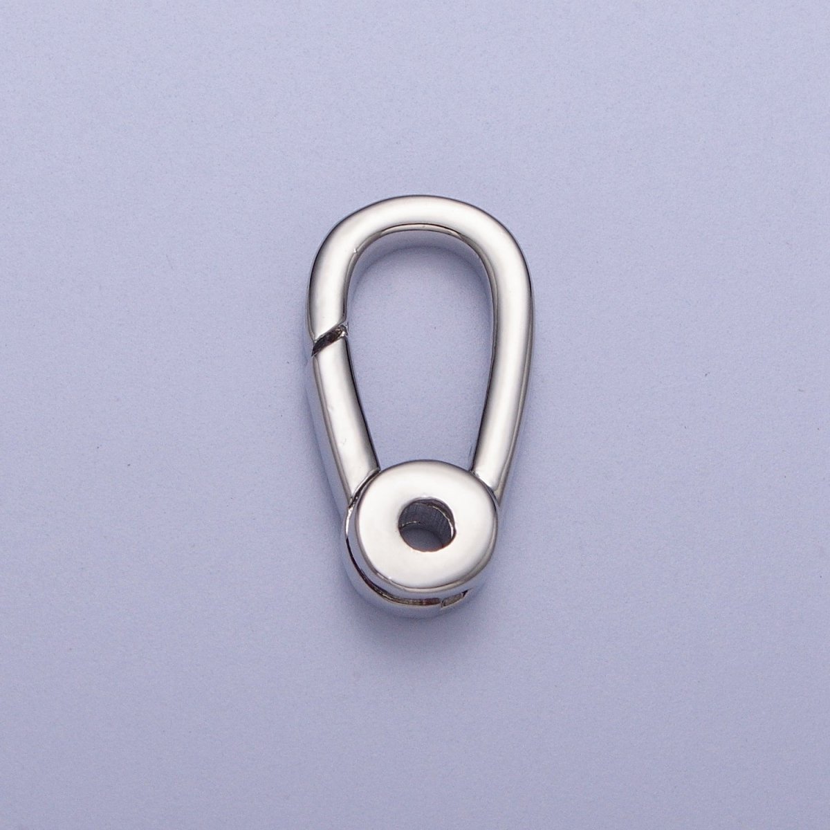 Gold / Silver Push Gate Ring , Charm Enhancer Link, Jewelry Closure Wholesale Supply | K-048 K-050