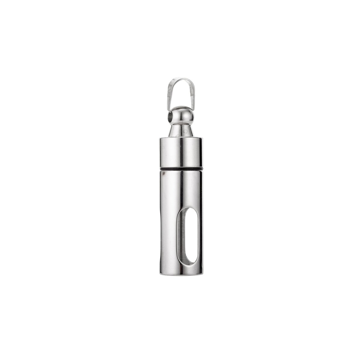 Gold Silver Stainless Steel Glass Container Tube Urn Keepsake Cremation Ashes For Memorial Pendant Jewelry Supplies J-561