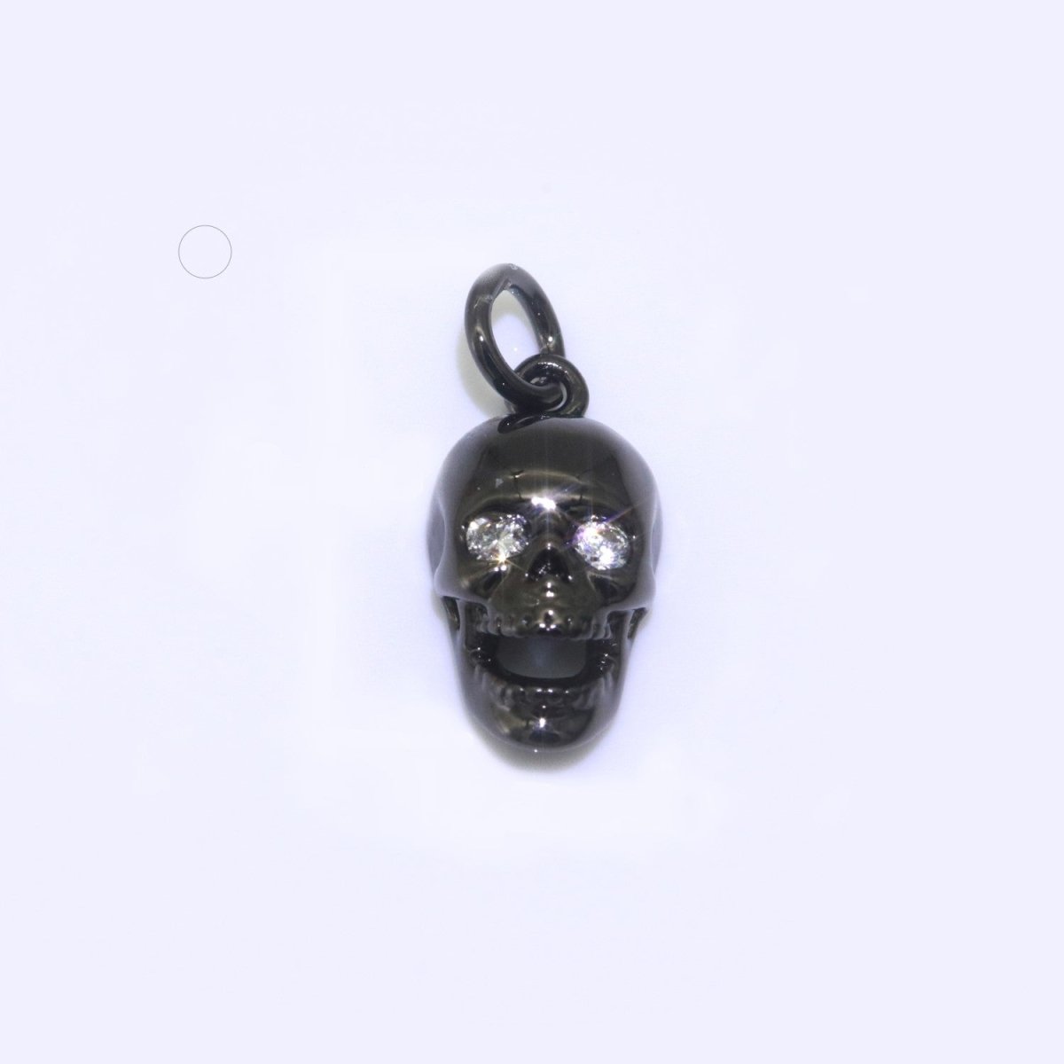 Gold Skull Charm, Skull Pendant, 3D Skull Pendant Gold Filled Charm, Pewter, Silver Black Gun Metal Charm Bracelet Necklace for halloween M-508 - M-510