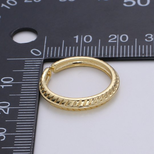 Gold stacking ring, Feather ring, 14k gold filled stacking ring, Dainty Gold Ring Minimalist jewelry   O-295