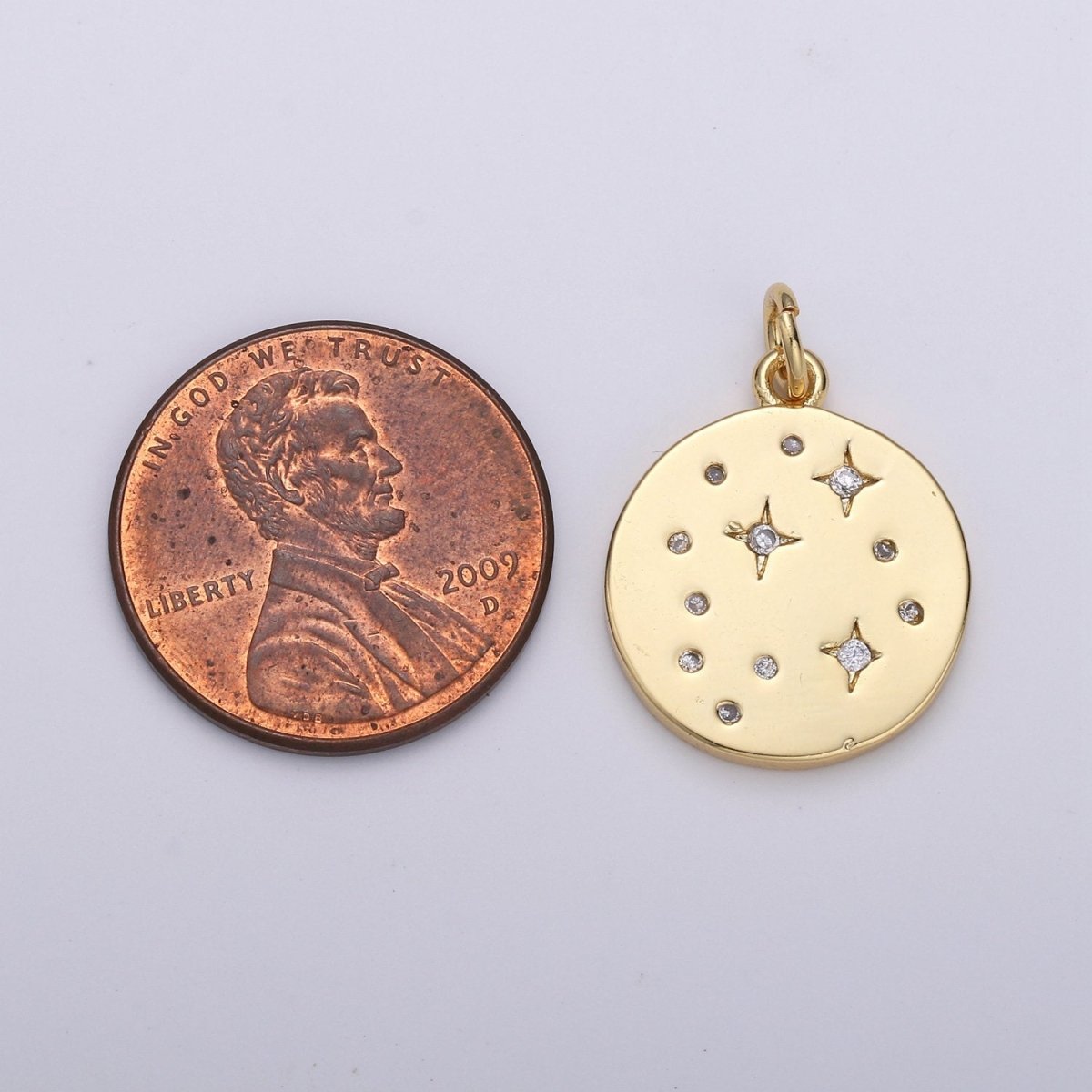 Gold Star Jewelry Gold Sky Galaxy Charm Jewelry Making Supply 24K Gold Filled Findings Silver Celestial Jewelry D-530 D-531