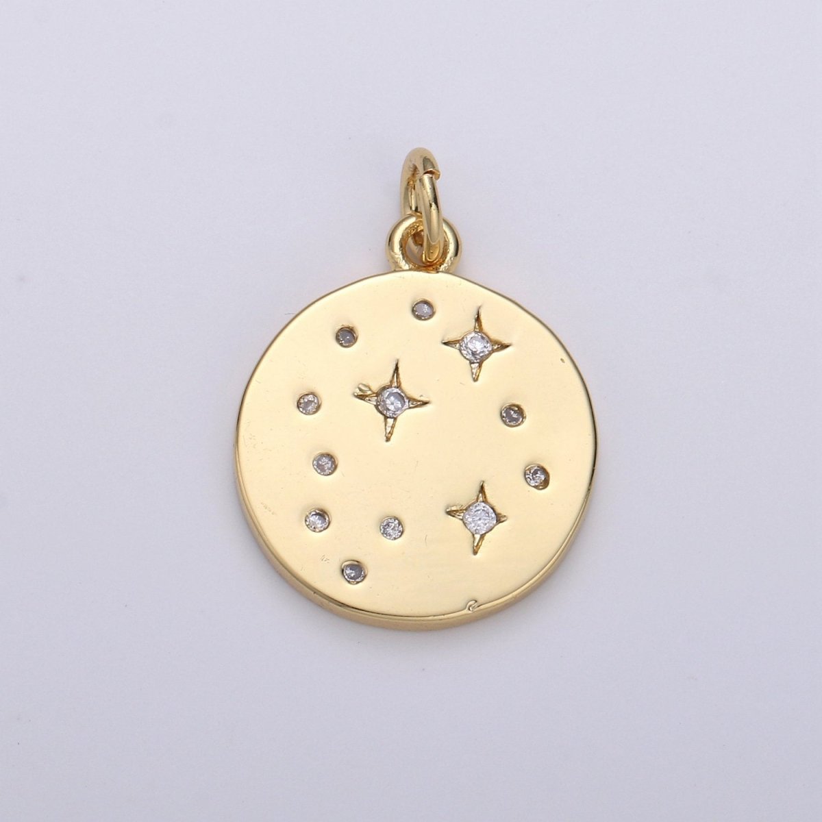 Gold Star Jewelry Gold Sky Galaxy Charm Jewelry Making Supply 24K Gold Filled Findings Silver Celestial Jewelry D-530 D-531