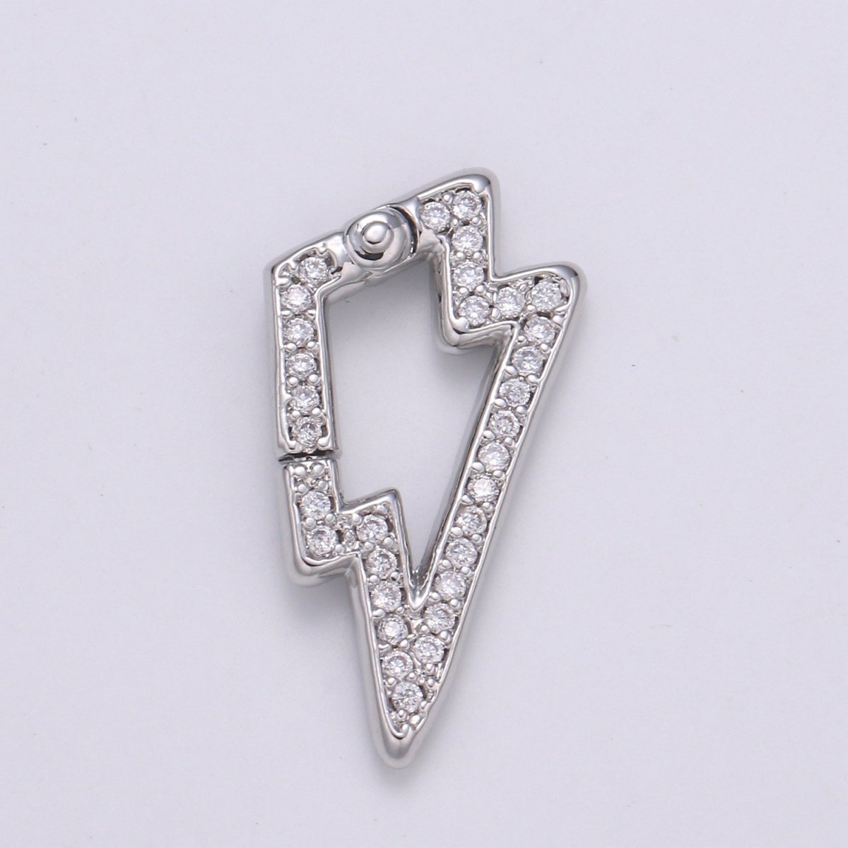 Gold Thunder Clasp Spring Gate Ring, Pull Gate Ring Snap Click Lock 14K Gold Filled Clasp for Link Necklace Bracelet Connector L-167~L-168