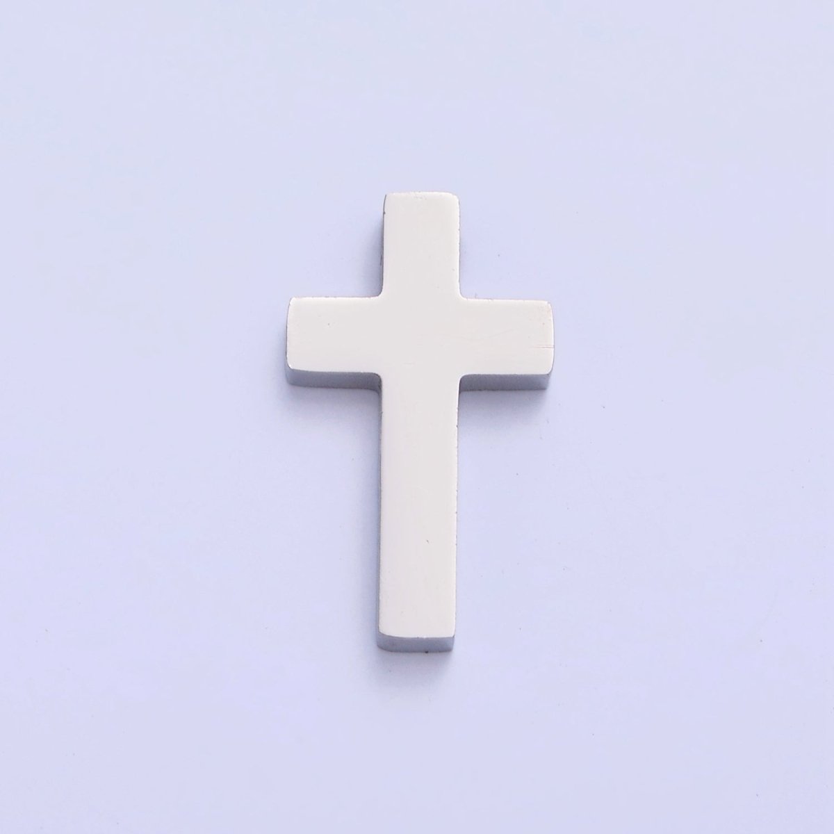 Gold/Silver Stainless Steel Religious Cross,  Minimalist Spacer Bead For Jewelry Making. W-839 W-840
