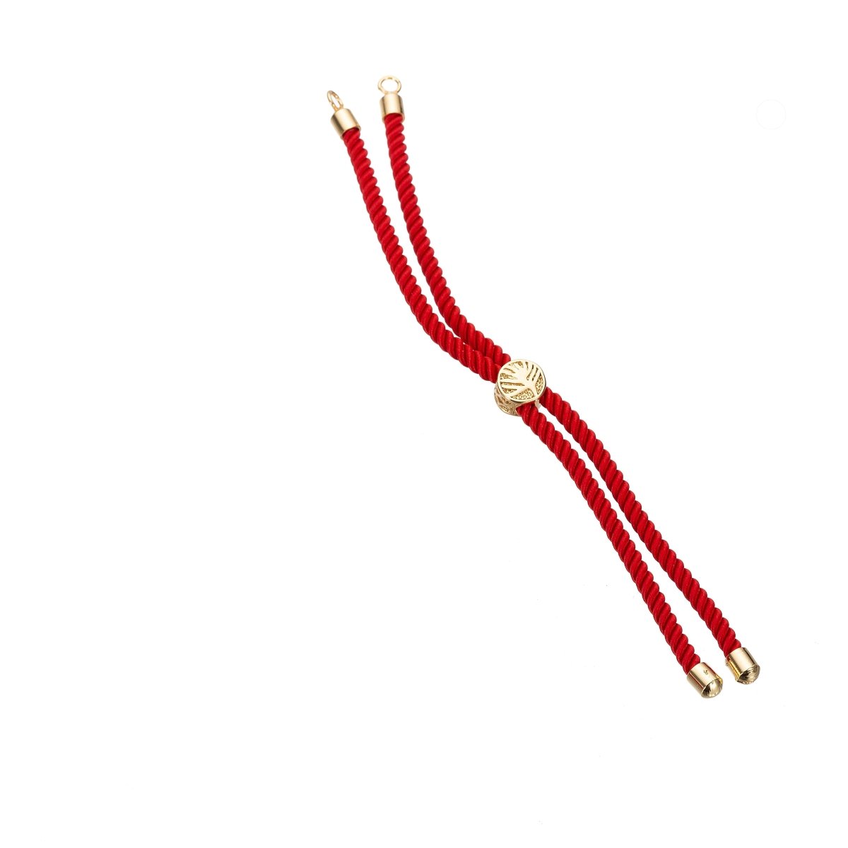 Half Finished Adjustable Cord Bracelet with Jump Rings, Semi Finished Friendship Bracelet | SP-1621~SP-1237