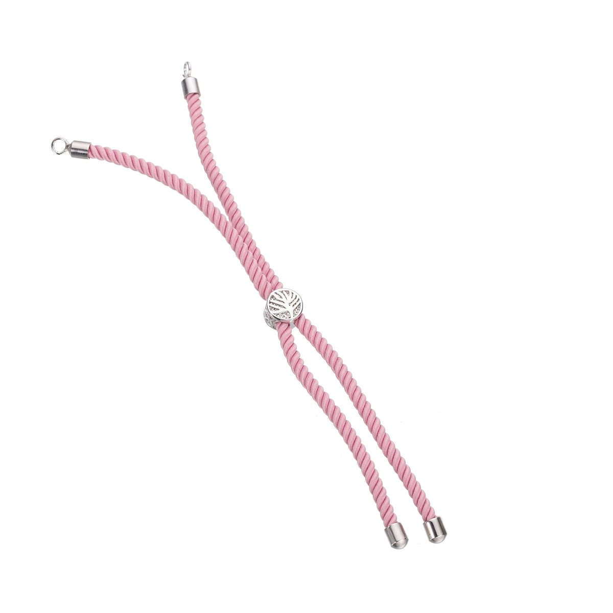 Half Finished Adjustable Cord Bracelet with Jump Rings, Semi Finished Friendship Bracelet | SP-1621~SP-1237