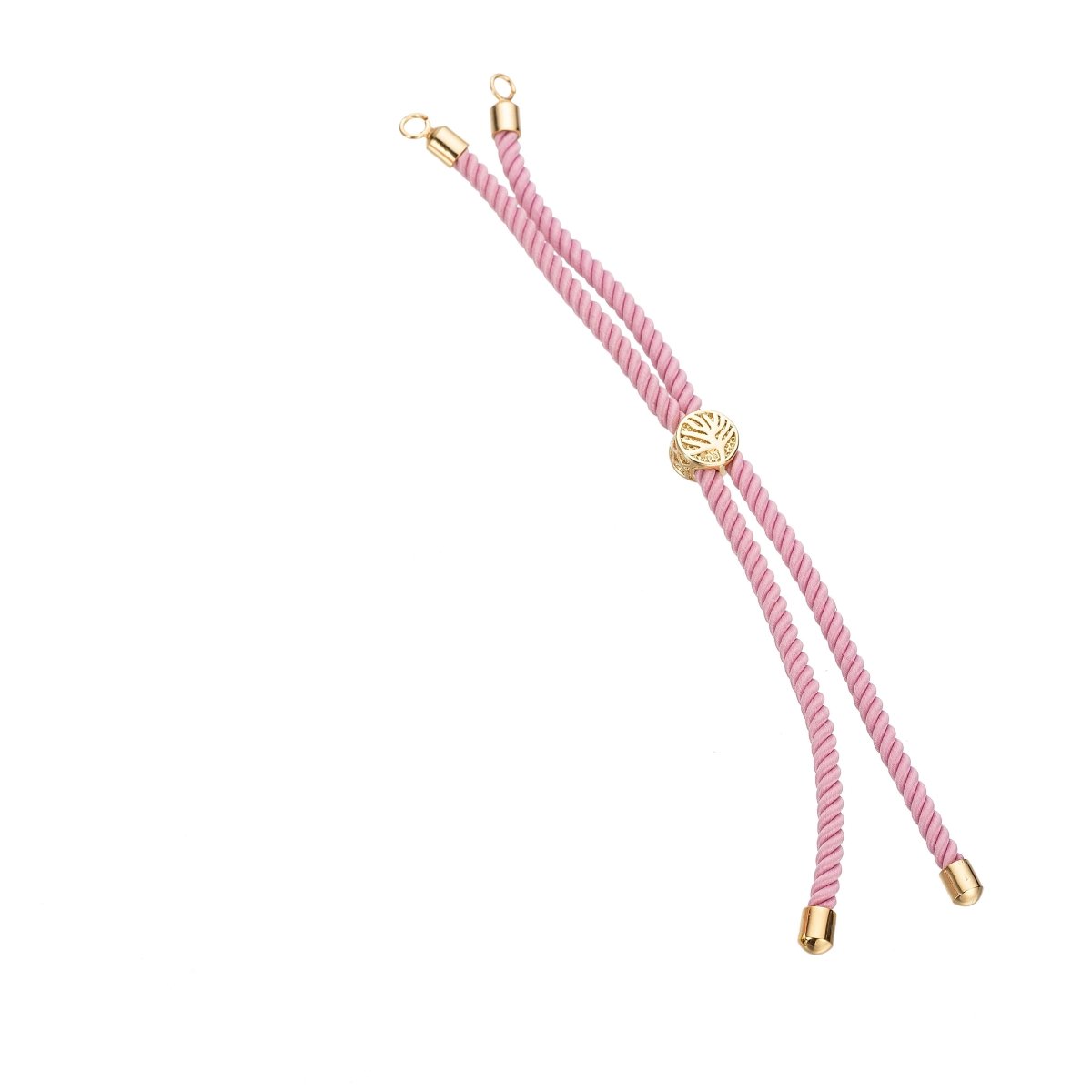 Half Finished Adjustable Cord Bracelet with Jump Rings, Semi Finished Friendship Bracelet | SP-1621~SP-1237