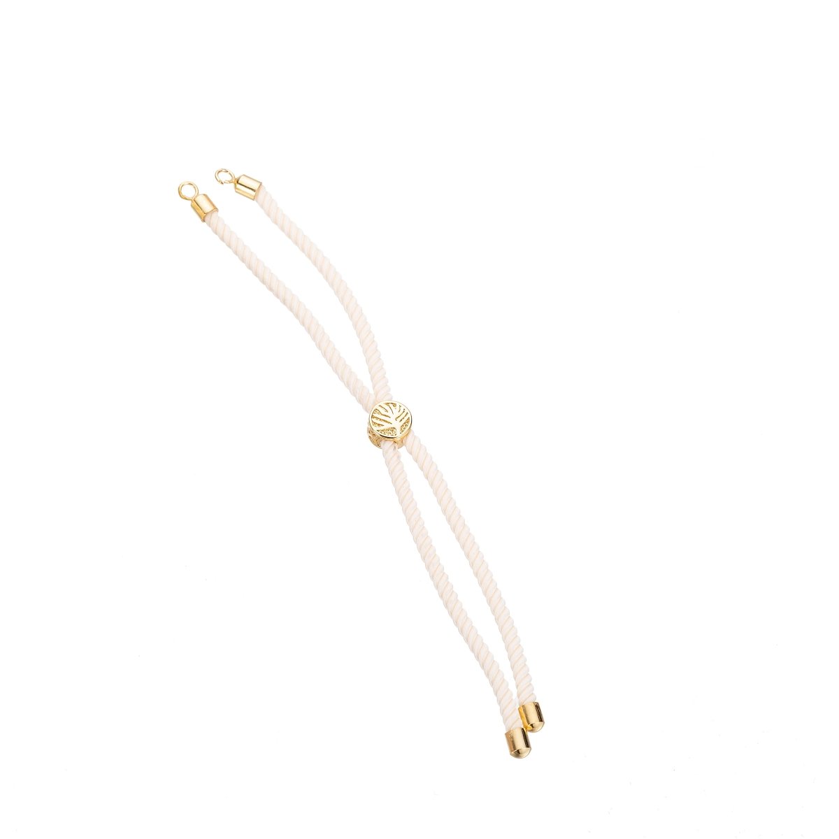 Half Finished Adjustable Cord Bracelet with Jump Rings, Semi Finished Friendship Bracelet | SP-1621~SP-1237