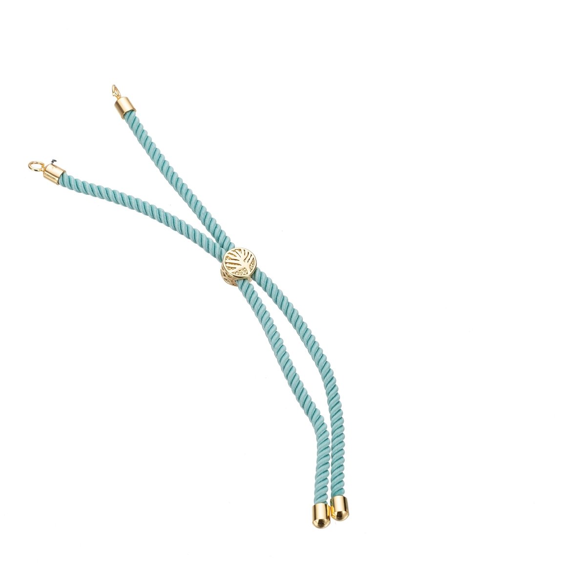 Half Finished Adjustable Cord Bracelet with Jump Rings, Semi Finished Friendship Bracelet | SP-1621~SP-1237
