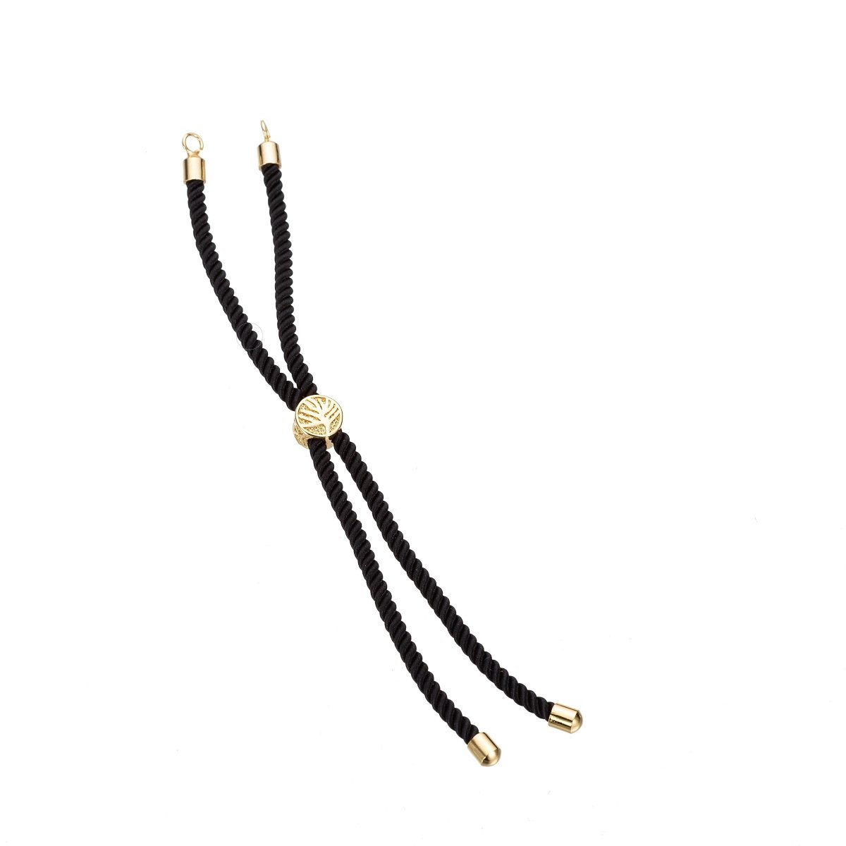 Half Finished Adjustable Cord Bracelet with Jump Rings, Semi Finished Friendship Bracelet | SP-1621~SP-1237