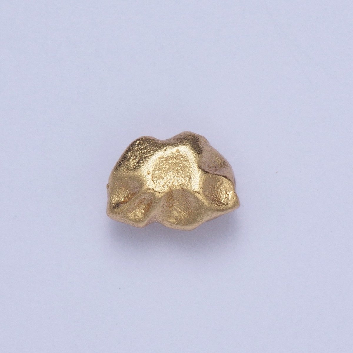 Hammered Abstract Geometric Gold Spacer Bead | B-014, B-016, B-029, B-041, B-044, B-045, B-048