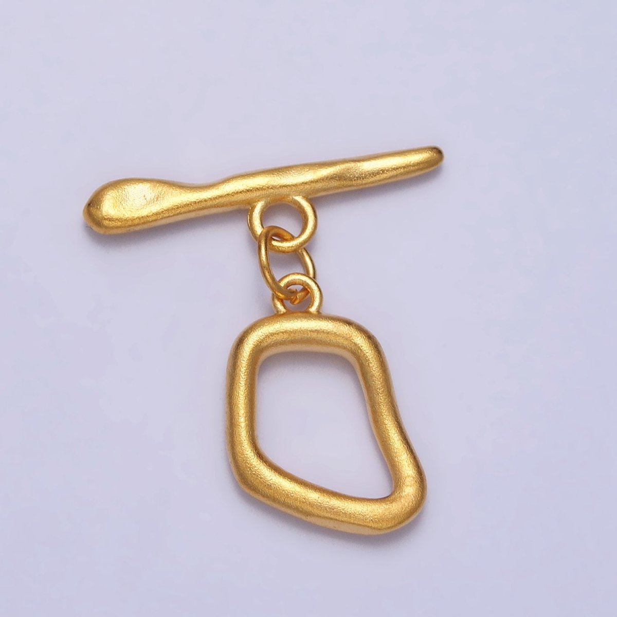 Hammered Geometric Toggle Clasps Jewelry Closure Supply in Matte, Silver, Gold | Z-088 Z-089 Z--097