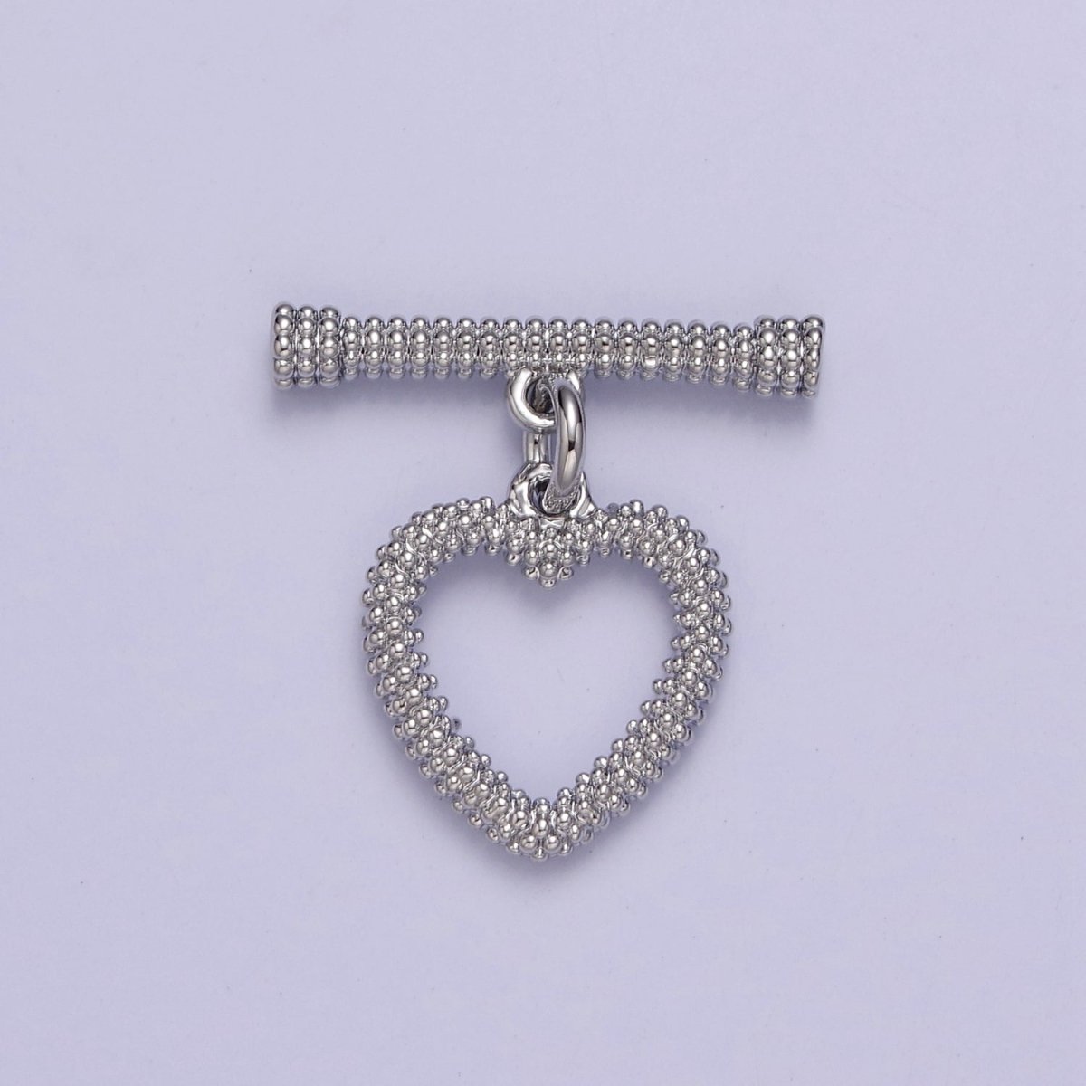 Heart Toggle Clasp Connector, 24k Gold Filled Toggle Clasp, Jewelry End Clasp for Bracelet, Necklace Closure L-644 L-682 L-683