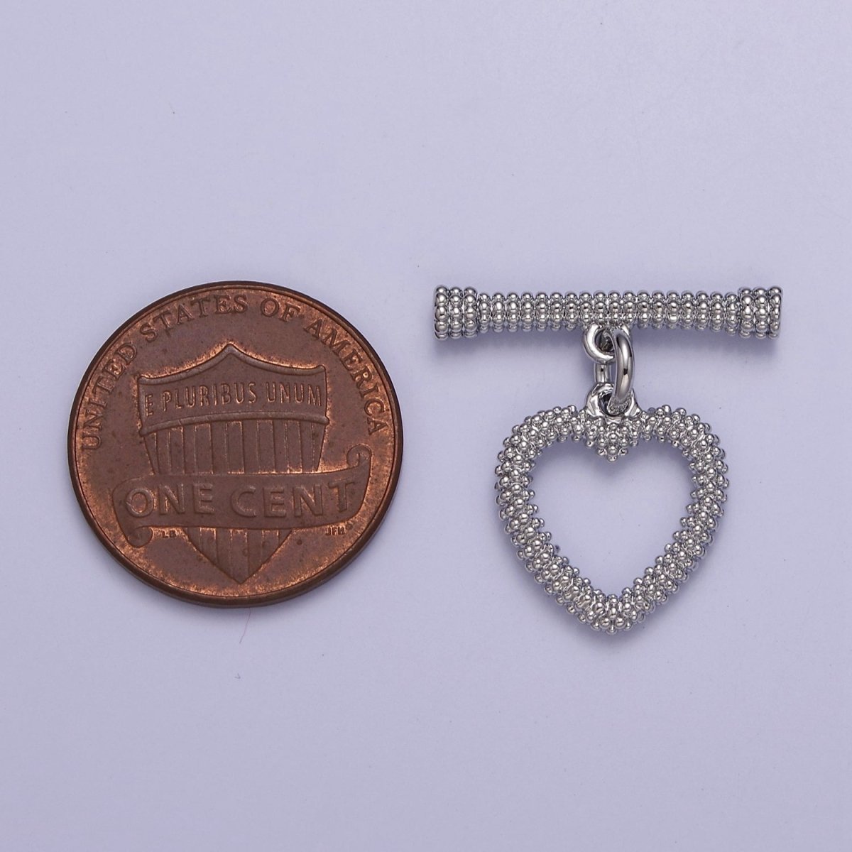 Heart Toggle Clasp Connector, 24k Gold Filled Toggle Clasp, Jewelry End Clasp for Bracelet, Necklace Closure L-644 L-682 L-683