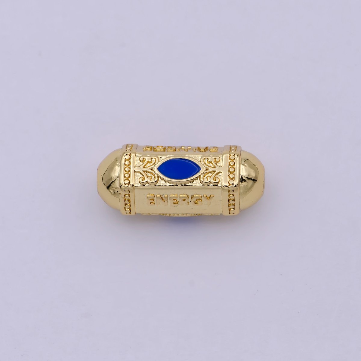 Inspirational Message Bead Spacer, Positive, Courage, Energy Words for Bracelet Jewelry Making Supply B-113