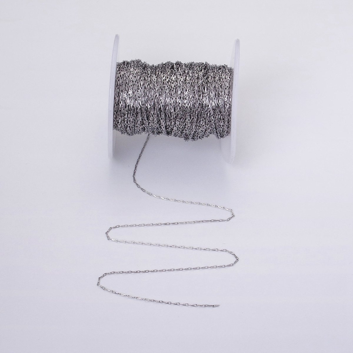 Ladder Hook Horse Shoe Chain 1.1mm Unfinished Chain by Yard Unique Horseshoe Link Chain | ROLL-1327 Clearance Pricing