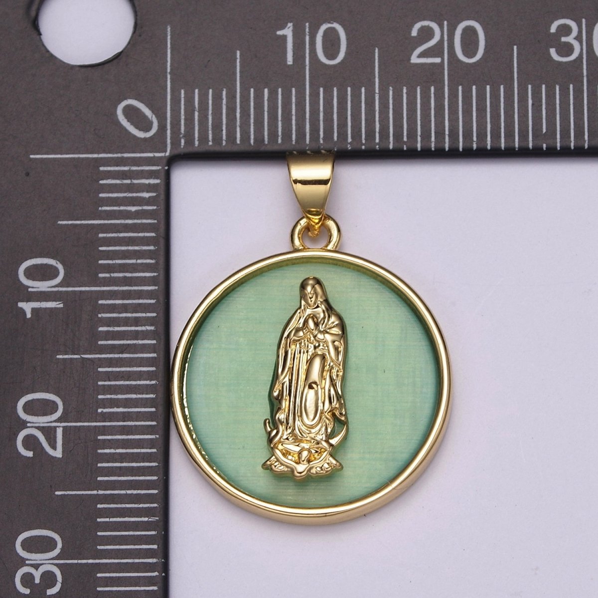 Lady Guadalupe Pendant Virgin Mary Religious Charm N-510 N-511