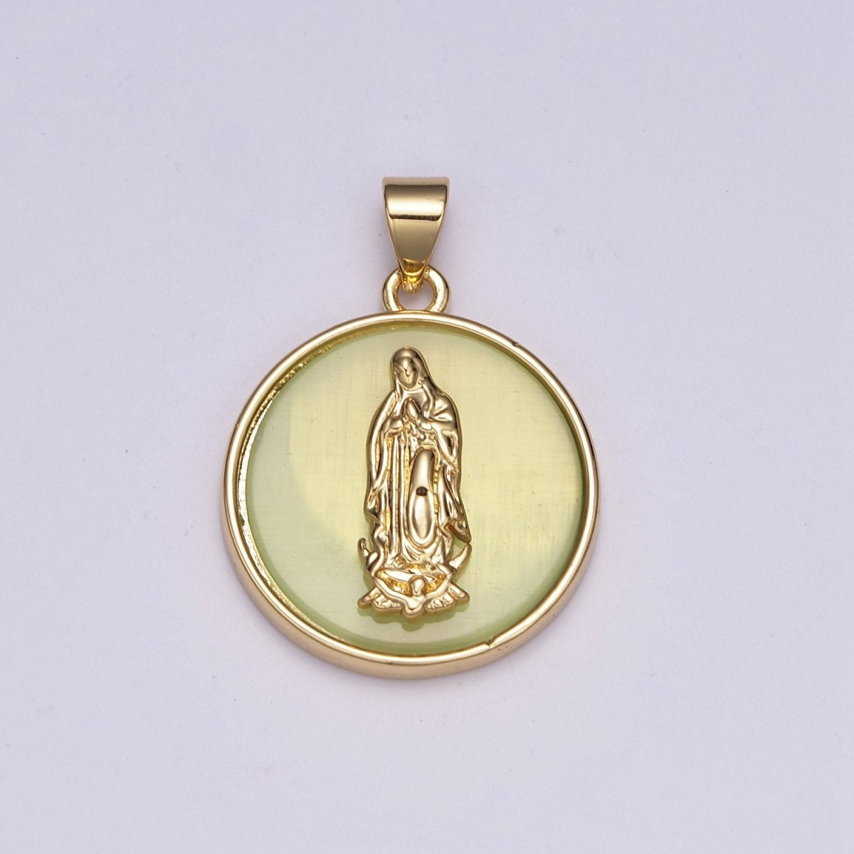 Lady Guadalupe Pendant Virgin Mary Religious Charm N-510 N-511