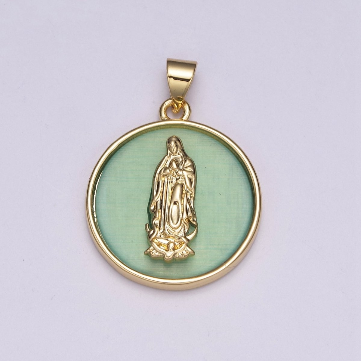 Lady Guadalupe Pendant Virgin Mary Religious Charm N-510 N-511