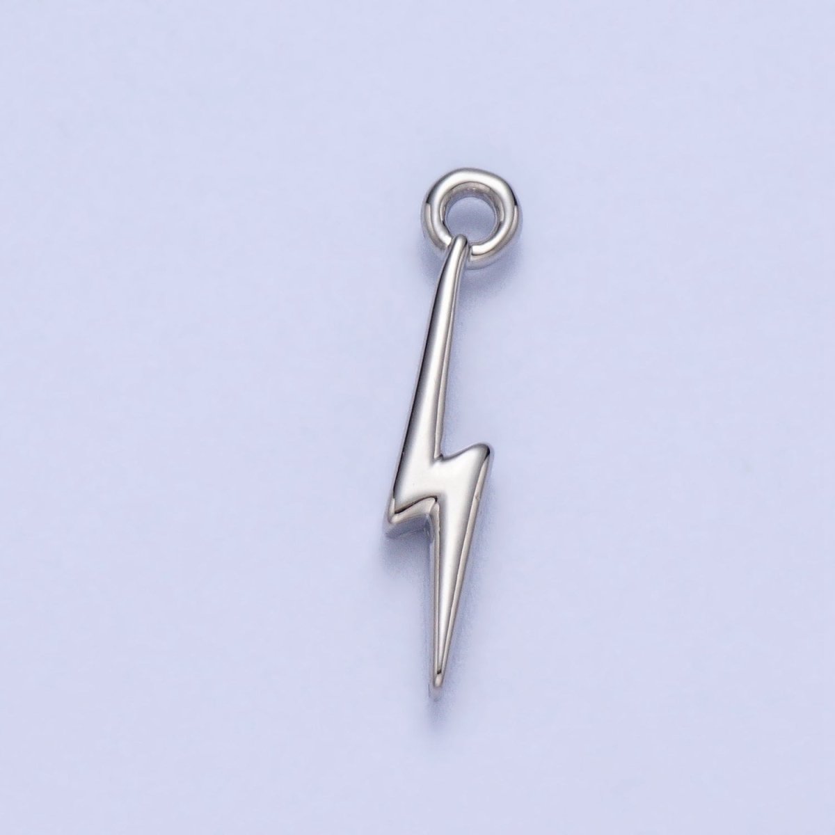 Lightning Bolt Storm Thunder Mini Charm in Gold & Silver | AC-052