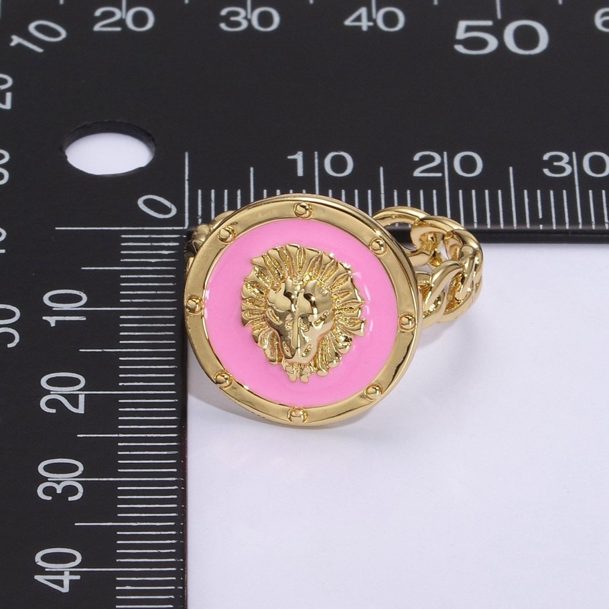 Lion ring, trendy ring, Enamel Leo ring, Adjustable Open Ring Lion King ring Open Adjustable U-055~U-059