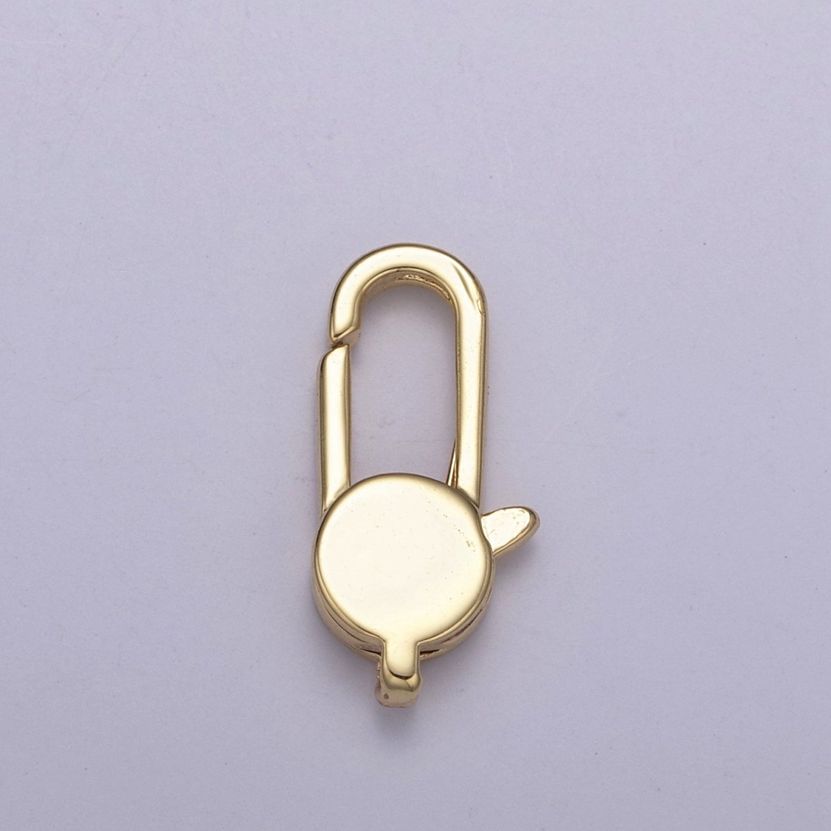 Long 14K Gold Filled / Silver oval lobster claw clasp 25x11mm / 20x10mm L-602 L-603