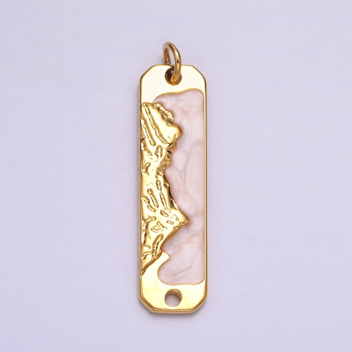 Long Bar Mountain Charm Silver Gold Mountain Range Peaks Hill Earth Day Necklace Pendant AC569 AC570 AC571 AC572