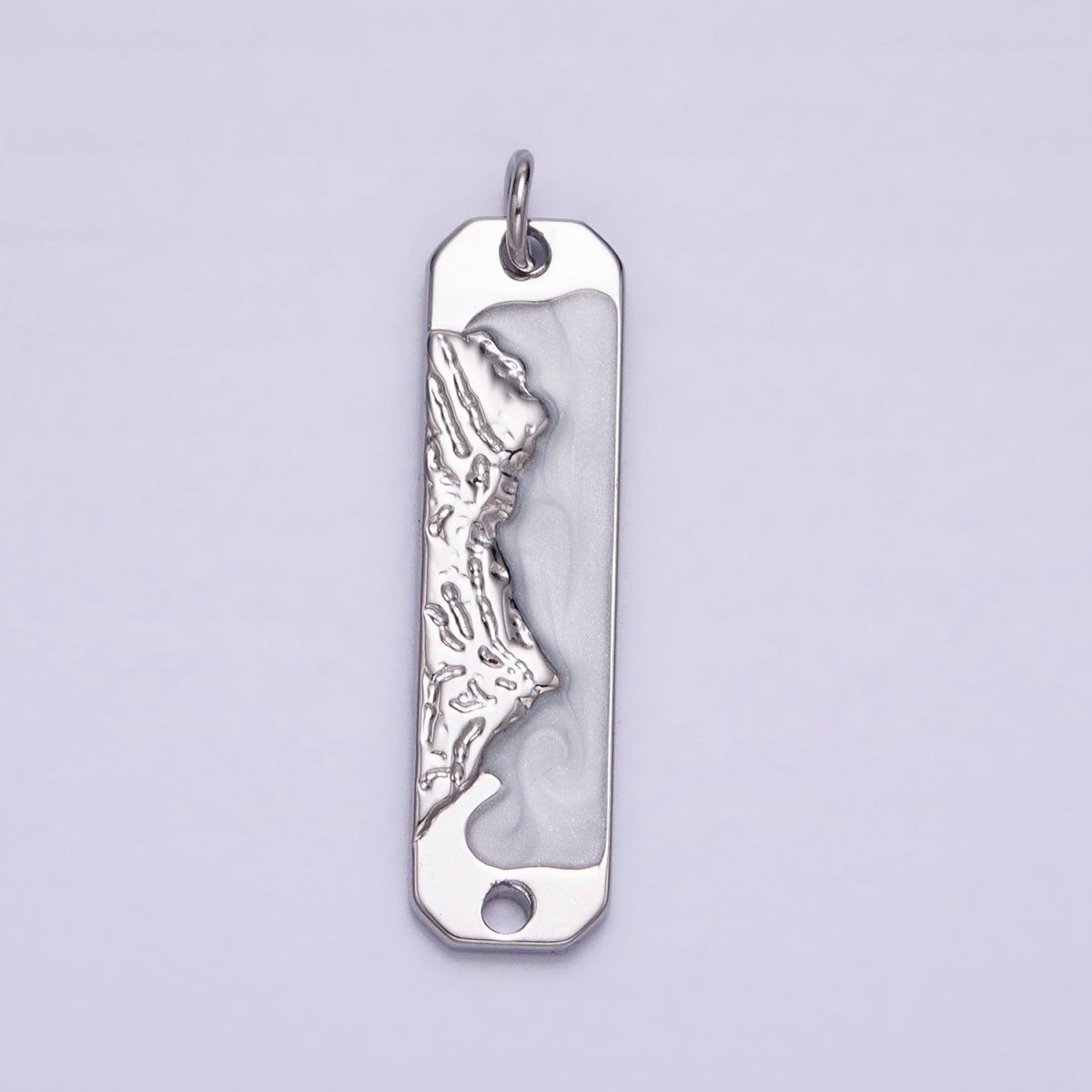 Long Bar Mountain Charm Silver Gold Mountain Range Peaks Hill Earth Day Necklace Pendant AC569 AC570 AC571 AC572