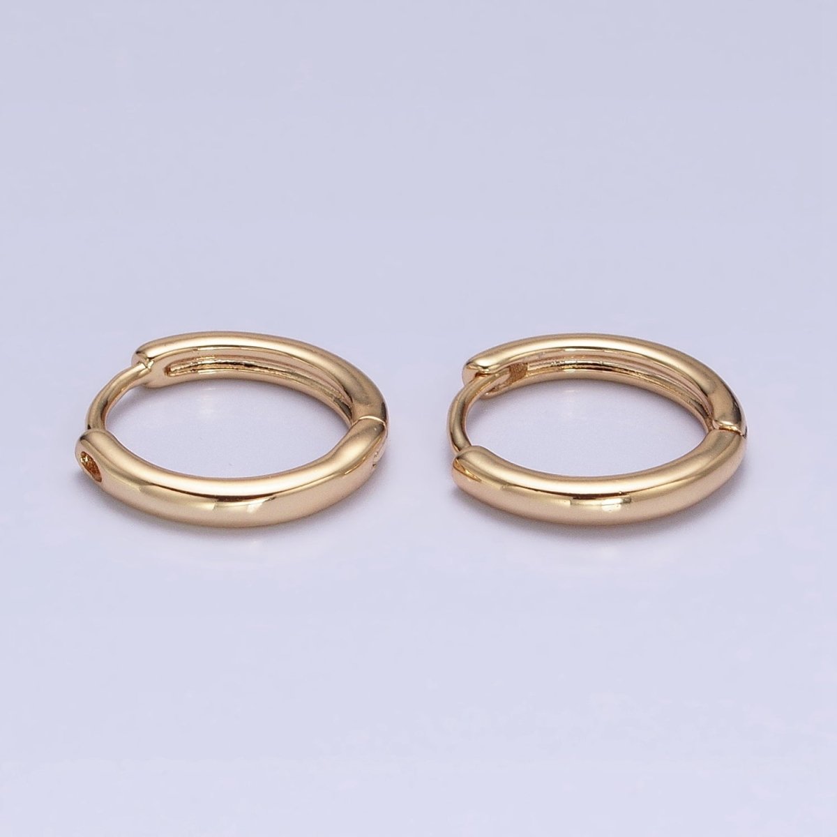 Medium Hoop Earrings in Gold Filled Dainty Gold Hoops Minimalist Earrings AD1396 AD1397
