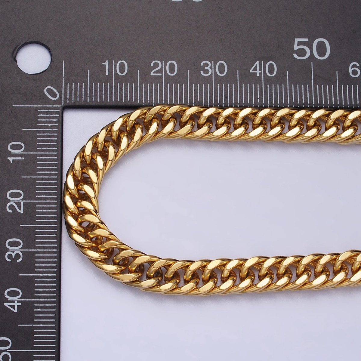 Men's Chain Necklace, Cuban Link Chain Necklace, Stainless Steel Silver Chain, 7mm Cuban Chain Necklace 23.5 inch | WA-1591 WA-1592 Clearance Pricing