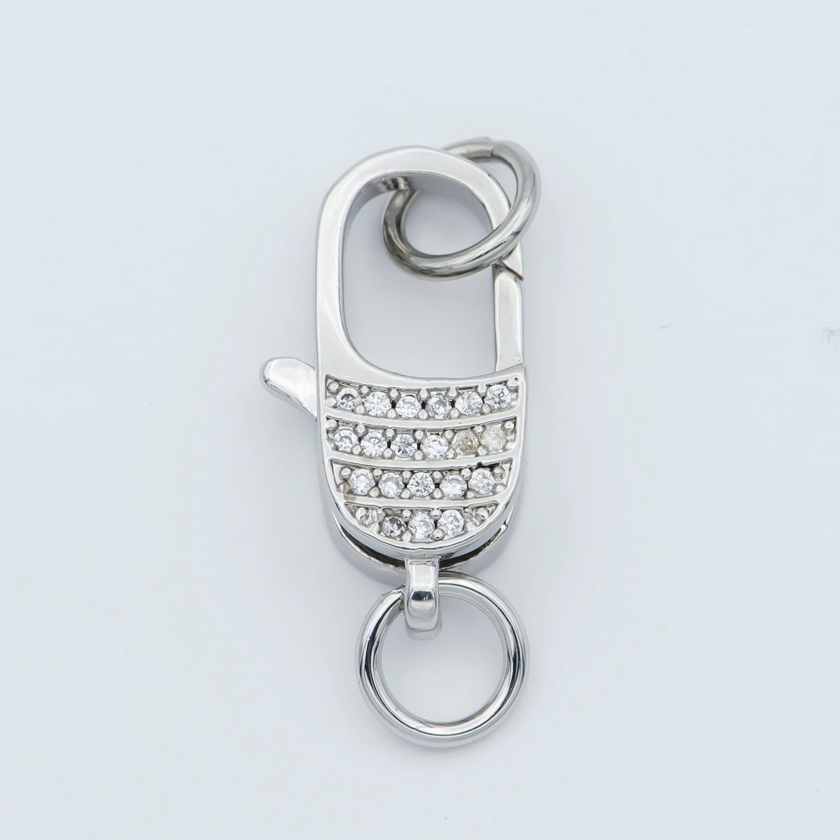Micro Pave Gold Filled CZ Lobster Clasp End Clasp For DIY Jewelry Making Necklace Bracelet Anklet  L-301~L-304