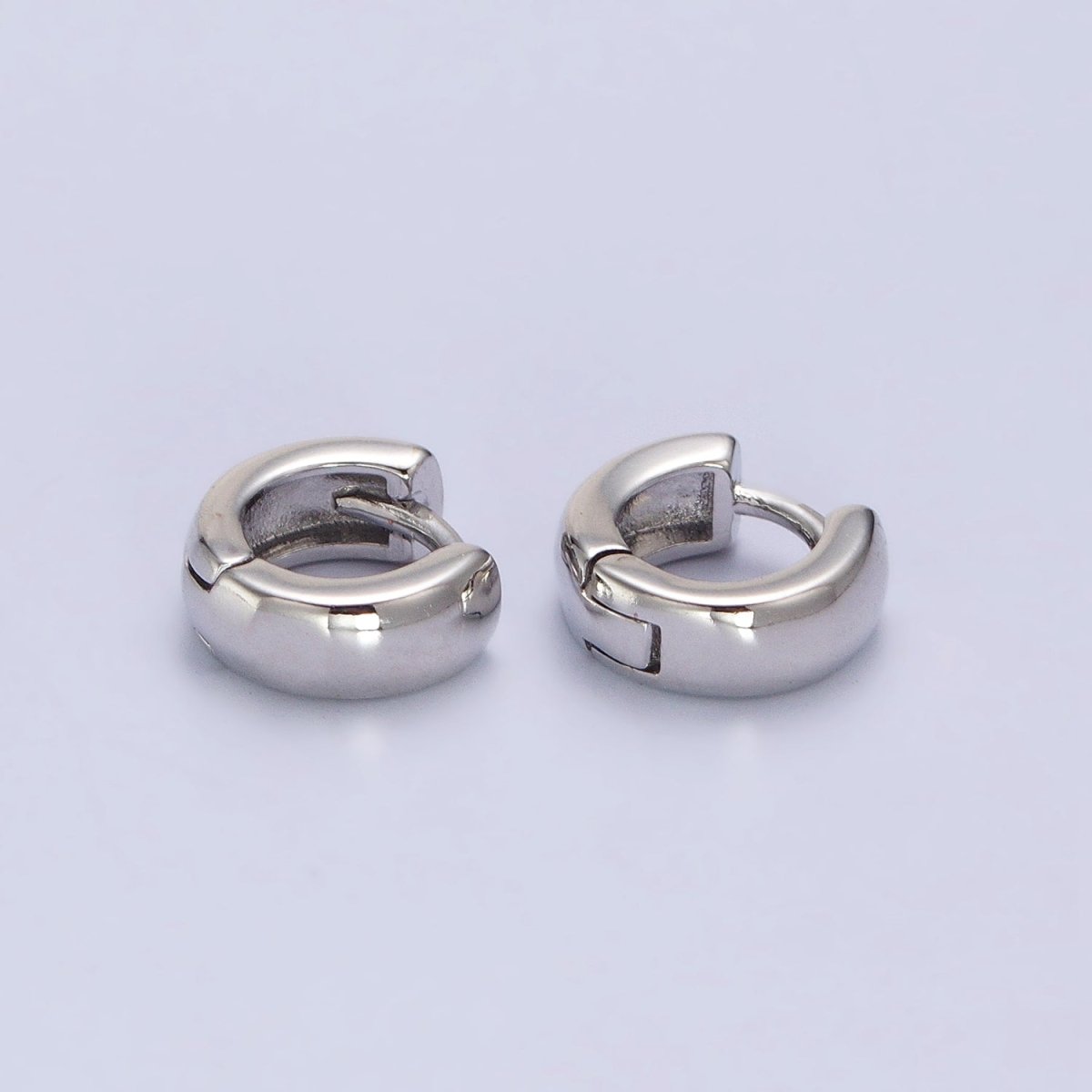 Mini 10mm Classic Cartilage Huggie Earrings in Gold & Silver | AB073 AB074