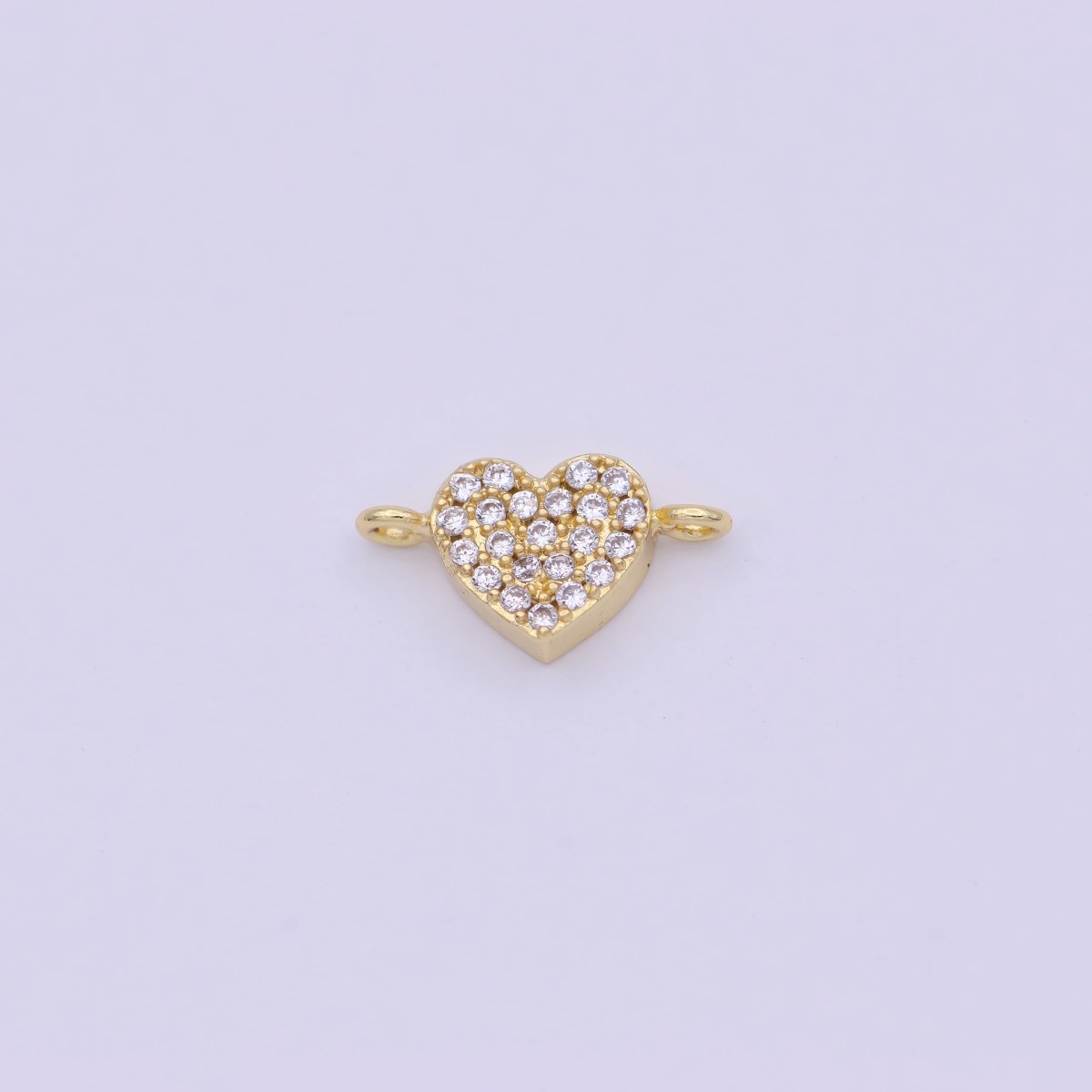 Mini 14k Gold Filled Heart, Star Charm Connector for Bracelet Necklace Earring Link Connector Supply F-001 F-003